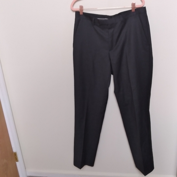 Hugo Boss Men's Black 100% Virgin Wool Dress Pants Size 40L - Picture 1 of 12